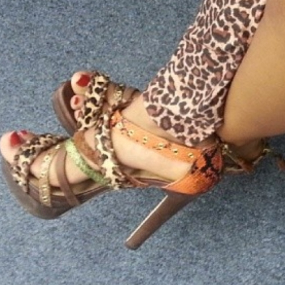 Animal prints shoes